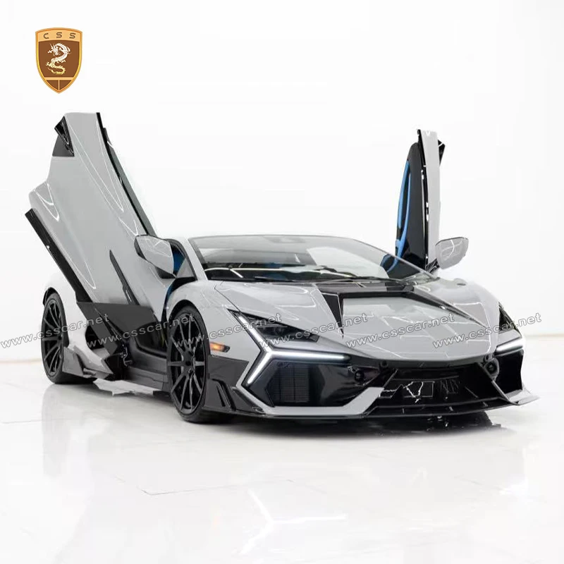 Dry Carbon Fiber Front Bumper Lip For Lamborghini Revuelto upgrade MSY Style Front Lip Splitters Spoiler Lip Body Kits