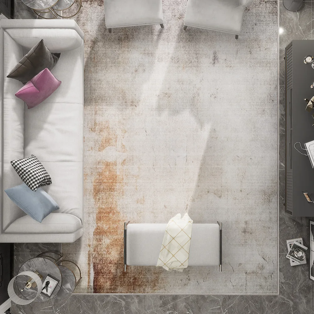 

VIKAMA Luxury And Refined High-End Carpet For Living Room Coffee Table, Nordic Style Bedroom Room, Household Sofa Floor Mat