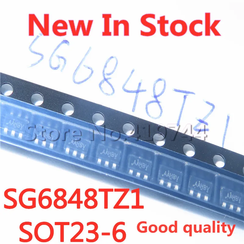 10PCS/LOT Quality 100% SG6848TZ1 SG6848 SOT23-6 (Silk Printing AAHBB) SMD PWM Controller In Stock New Original