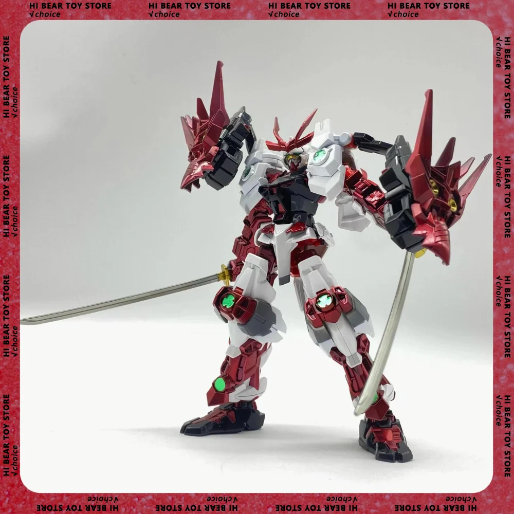 1/144 Sengoku Astray Red Frame Action Figure Hg Assembly Model Joint Mobility Collectible Toys Ornament Doll Kid Birthday Gift