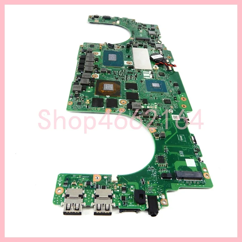 Imagem -06 - Placa-mãe Portátil para Asus Ux550gd i7 I98th Cpu 16gb de Ram Gtx1050 Gtx1050ti-v4g Gpu Mainboard Ux550gdx Ux550ge Ux550g Ux550gex