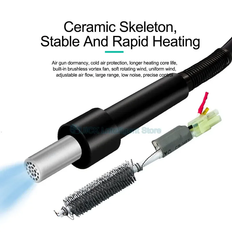 Heating Core QUICK A1147 Heating Element Ceramic Skeleton Heating for 706W+ 857DW+ 957DW+ 959D+ 708D+ 857 857A 857D 706W