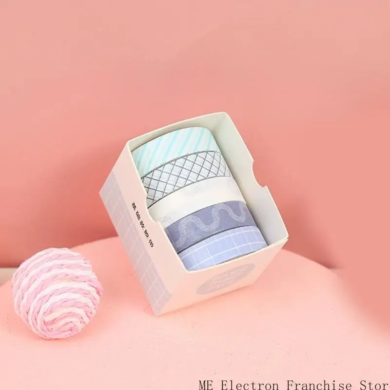 T5EA 5Rolls декоративной ленты для скрапбукинга для Art Craft 10 ммх2 м.