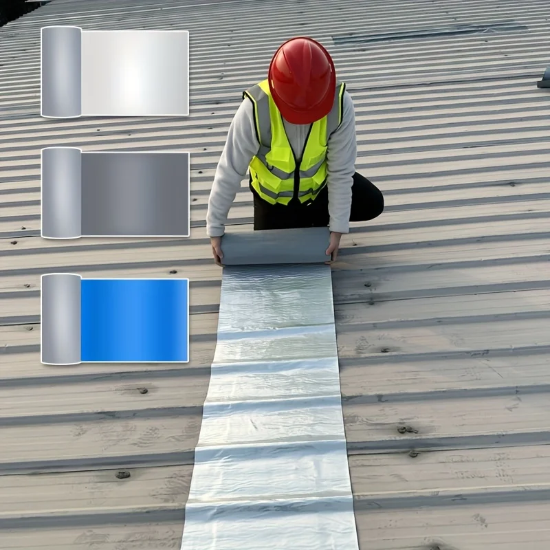 

Водонепроницаемая лента 2 шт.-10 см/20 см * 5 м, ремонт трещин, ремонта и красивой крыши, нержавеющая и антикоррозийная, подходит для металлической крыши, заводской крыши, контейнера, отрывная защитная пленка, простая в эксплуатации