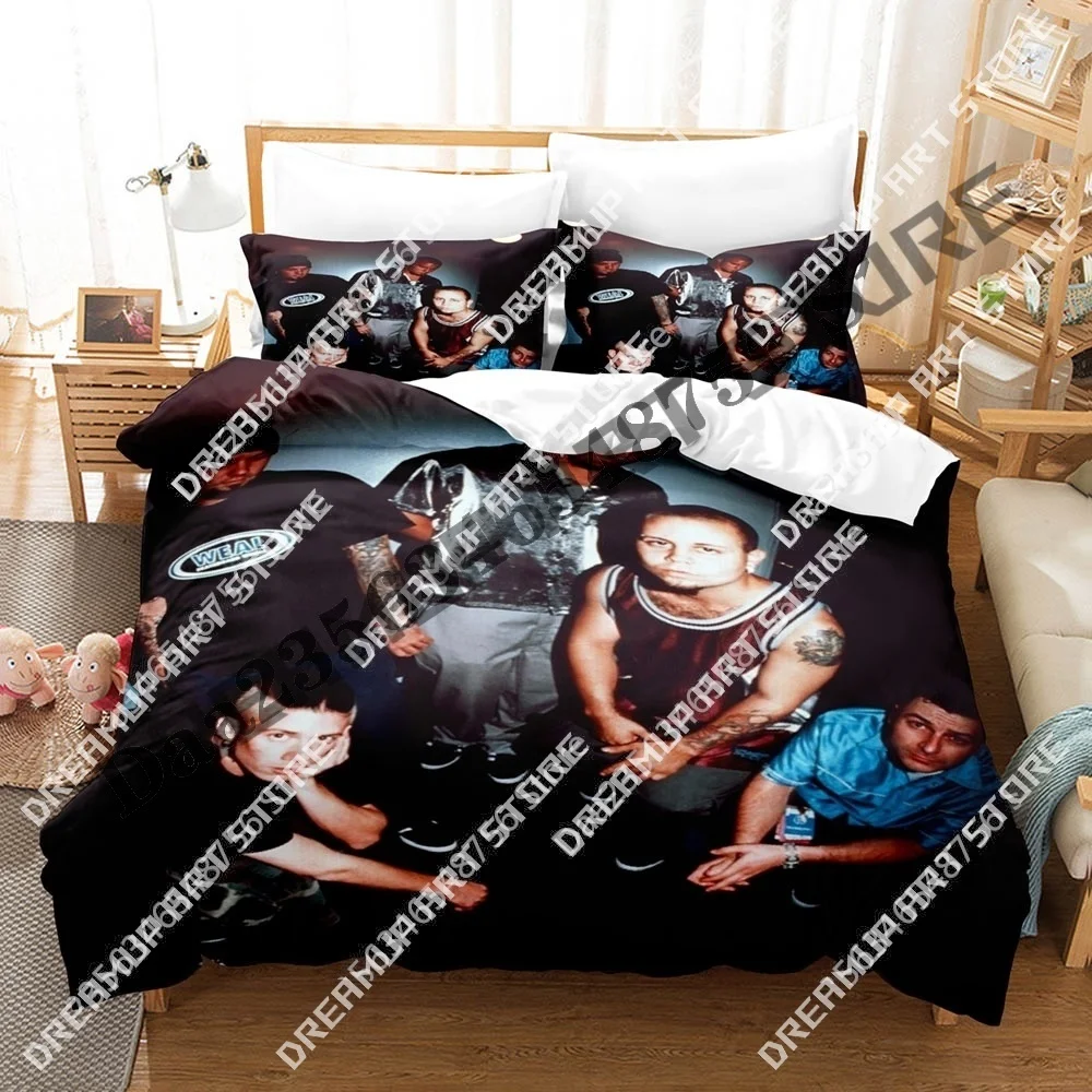 3D Print 2025 Limp Bizkit Bedding Set Single Twin Full Queen King Size Bed Set Adult Kid Bedroom Duvetcover Sets Anime Bed view 3