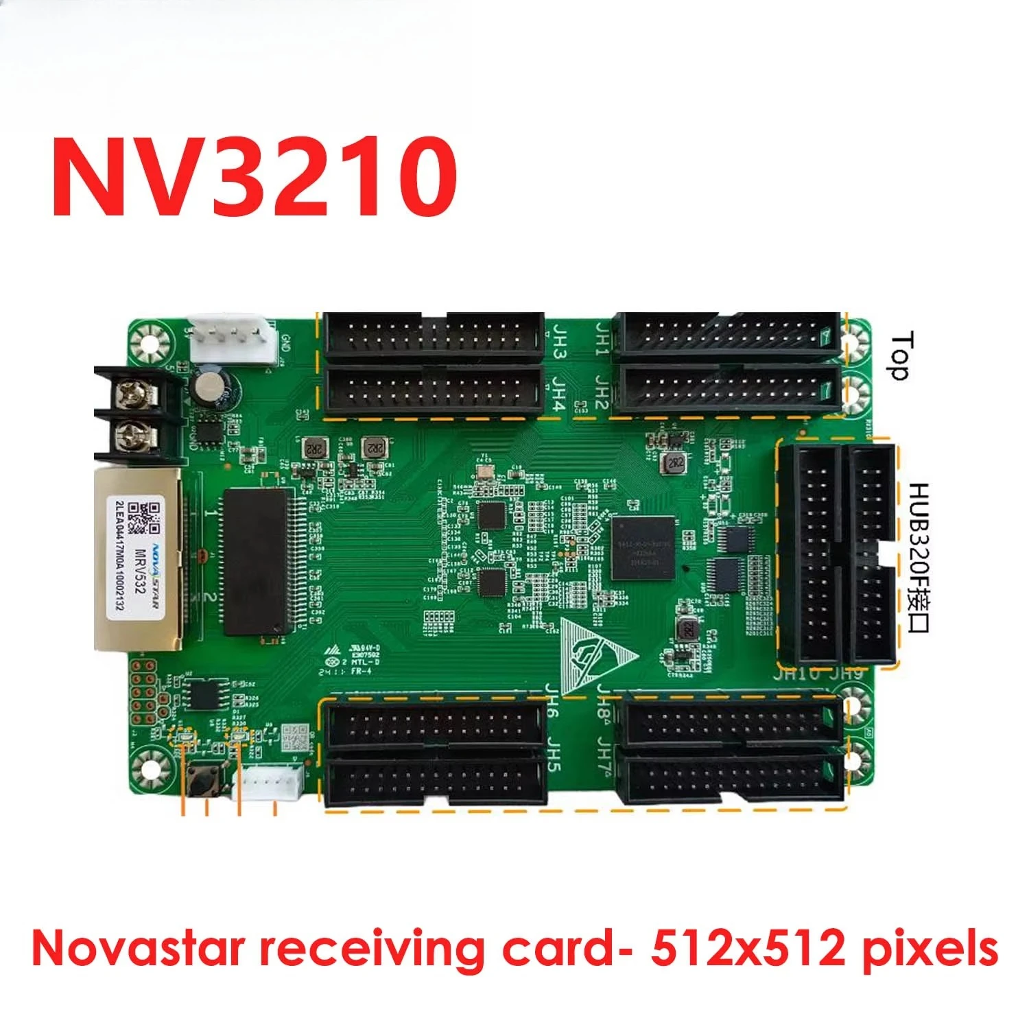 Novastar Receiving Card NV3210 for P1.25 P1.538 P1.86 Led Module  26p Hub320 LED Control Board