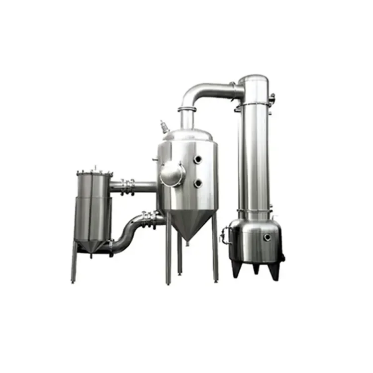 Stainless Steel Alcohol Tomato Degasser Tea Steam Evaporator Machine Juice Concentration Tank Vacuum Concentrate Machine factory