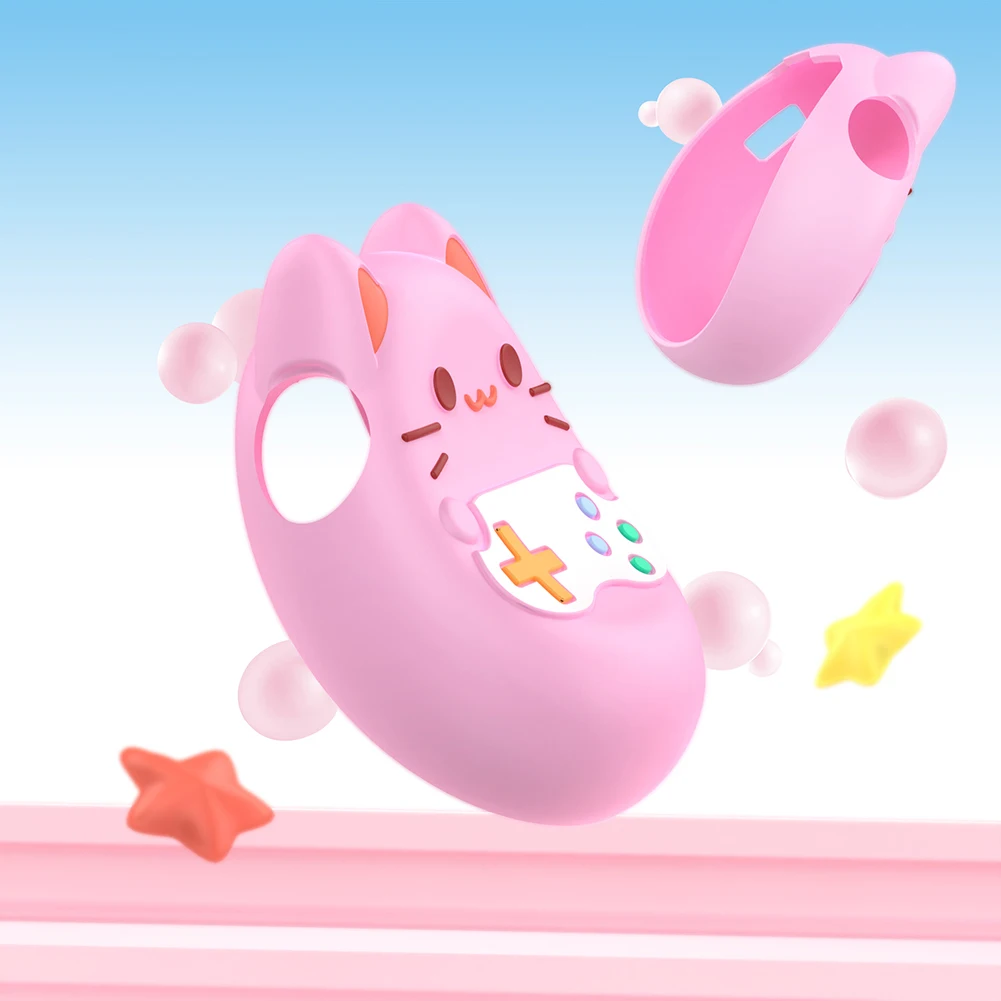 حقيبة حمل مضادة للانزلاق لـ Tamagotchi Paradise غطاء حماية لطيف من السيليكون السائل لوحدة التحكم في الألعاب غطاء ناعم مقاوم للسقوط