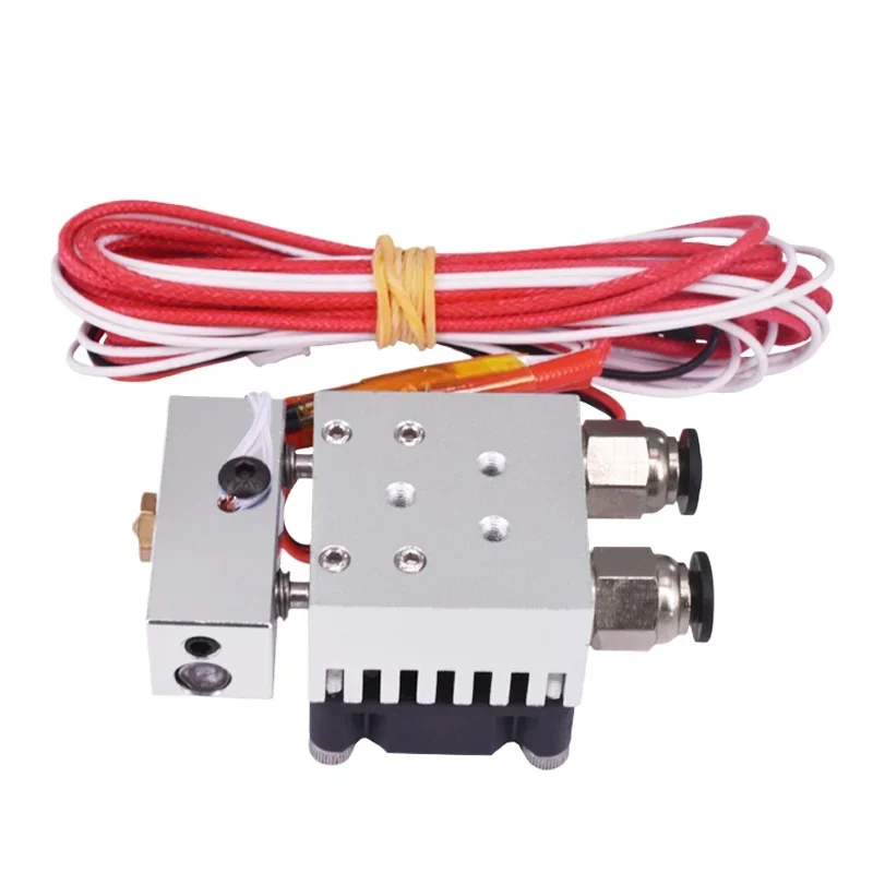 

3D printer accessories, single head color mixing and extrusion kit, two in and one out, two-color print head, heated hot end
