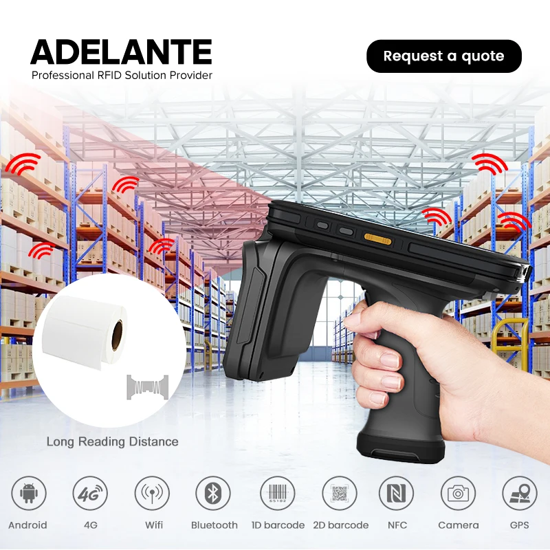 رقاقة بطاقة RFID تسمية قارئ العلامات هوائي الشركة المصنعة لحلول التحكم في الوصول لإدارة المستودعات #4