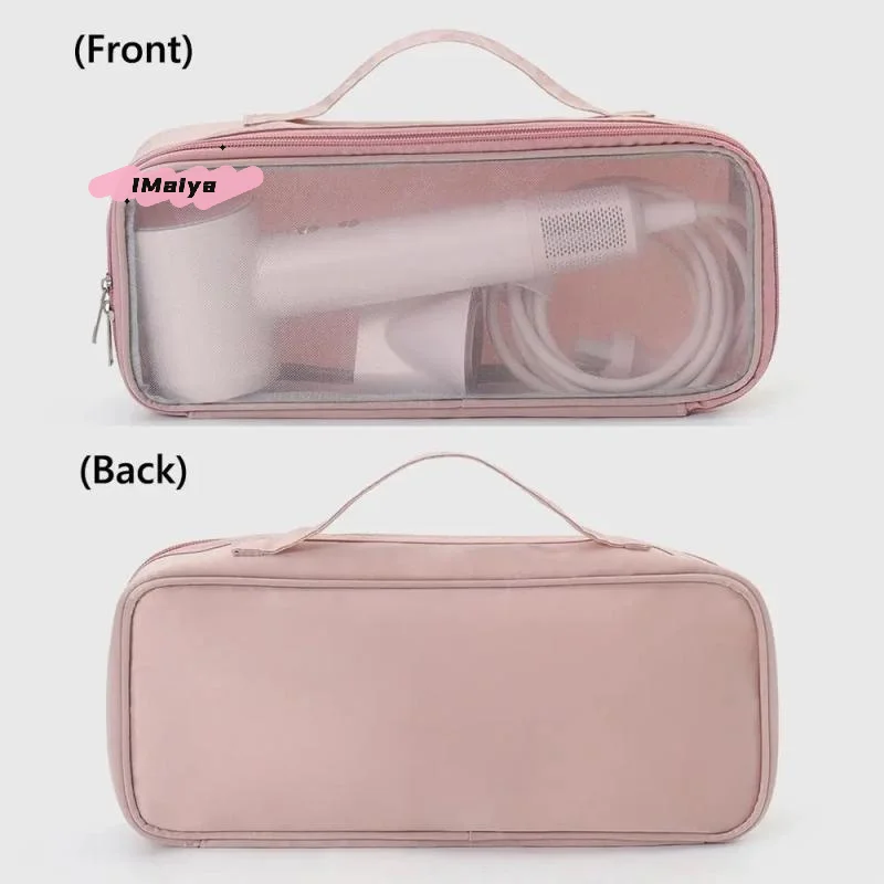 Picture 5: M-Hair Dryer Carrying Case Curling Iron Straightener Storage Case Large Capacity Clear Window Storage Bag Portable Travel Case