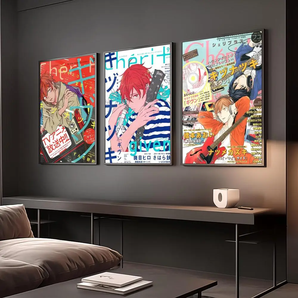 Anime G-given Poster Reteo Wall Art Aesthetic Room Decor Print Living Room Bedroom Home Decoration