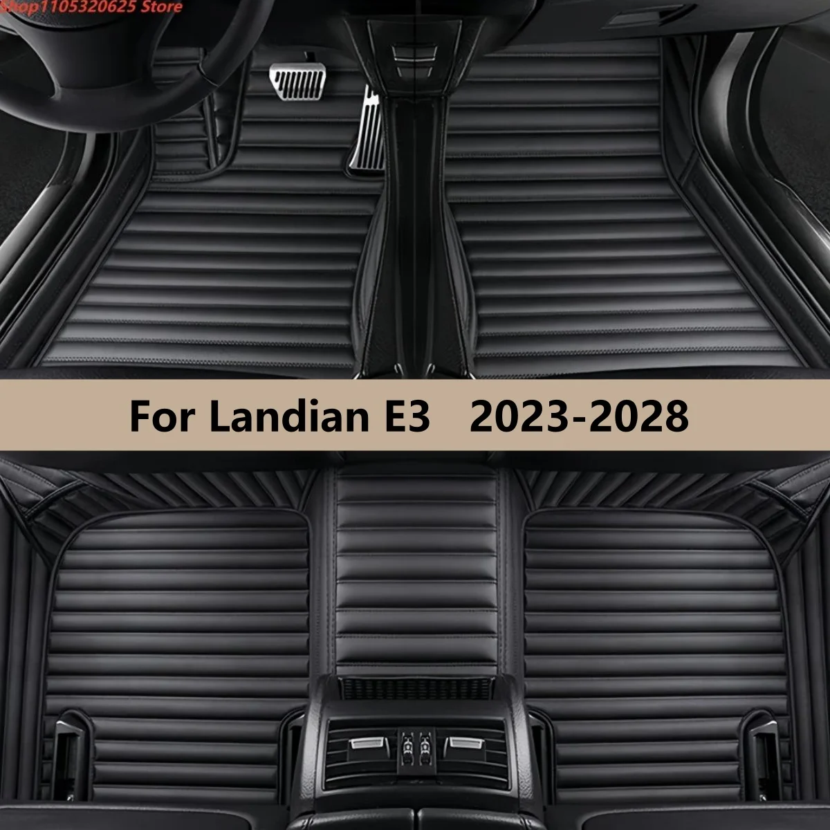 Custom Leather Car Floor Mat For Landian E3 2023 2024 2025 2026 2027 2028 Floor Mats for Car Men Women Car Accessories