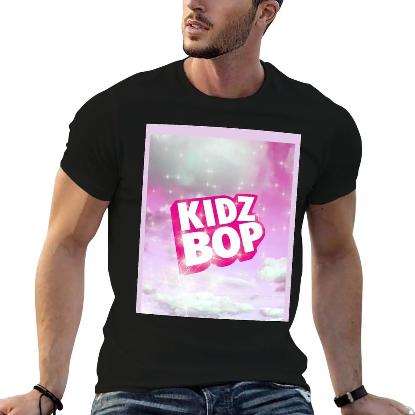 

Kidz Bop Pink Logo T-Shirt shirts graphic tee summer clothes Man t-shirt T-shirts man plain white t shirts men