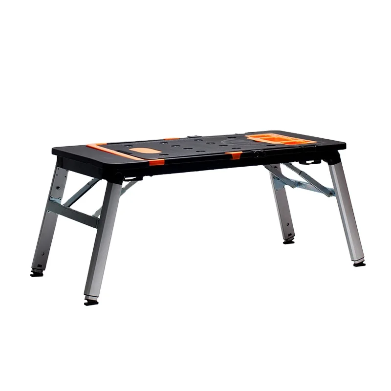 Multifunctional Workbench Woodworking Workbench Trolley Folding Cart With Wheels Workshop Tools Out Trolley