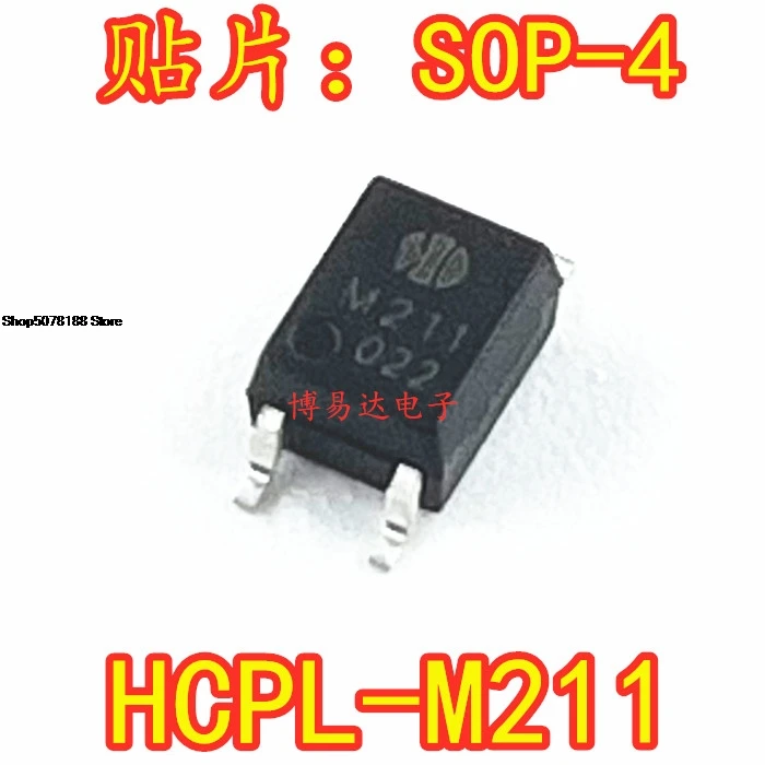КОД-m211-hcpl-m211-m211-tr-sop4-Твердотельное-реле-Оптопара