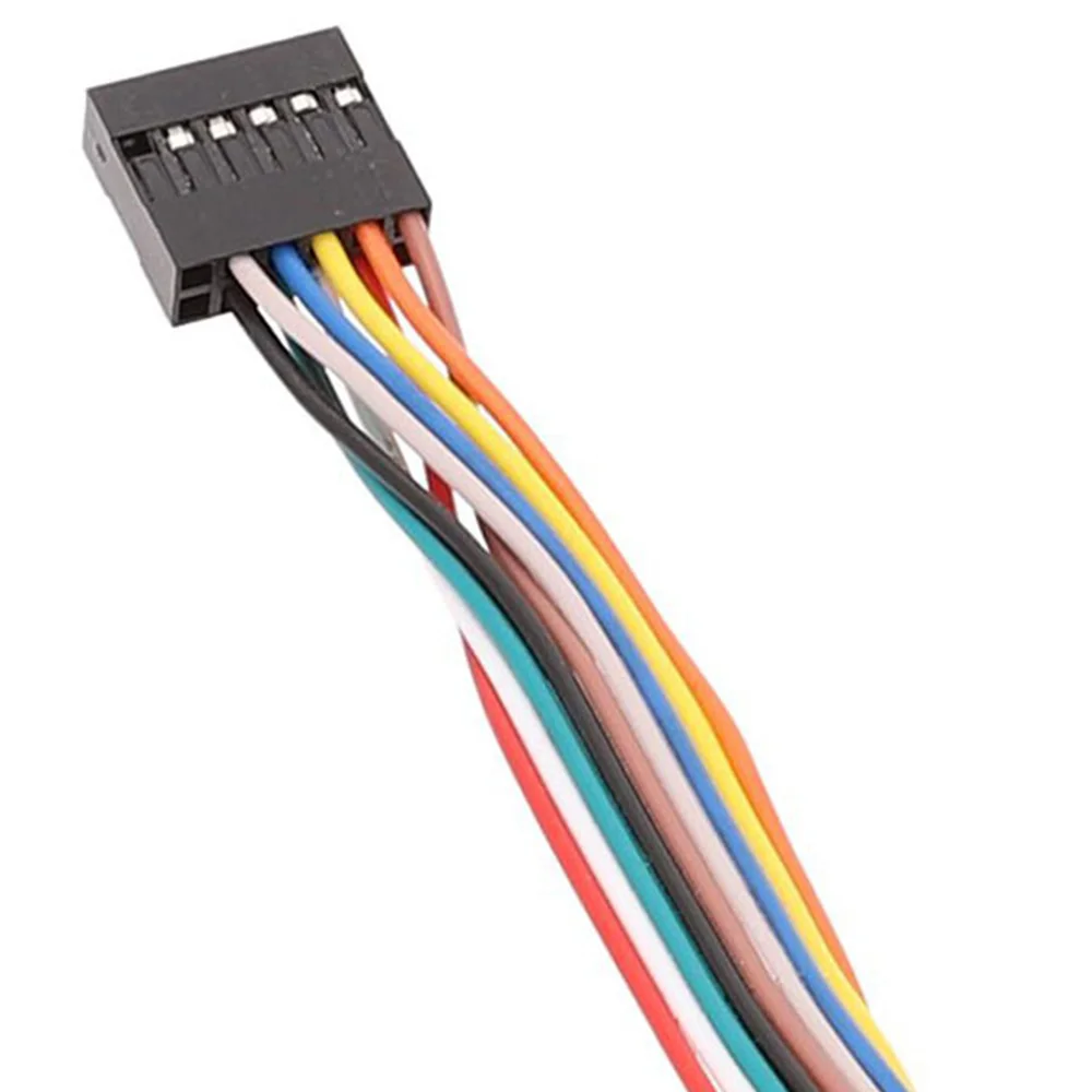 for Lenovo Motherboard to Ordinary Chassis Adapter Cable,USB 9-Pin Revolution 11-Pin Female Conversion Cable 24AWG, 5Pcs