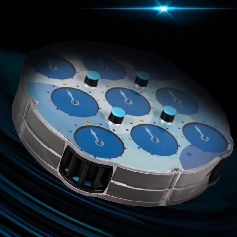 76HF Positioning Clock Cube Profissional Intelligence Gear for Children Kids Adults
