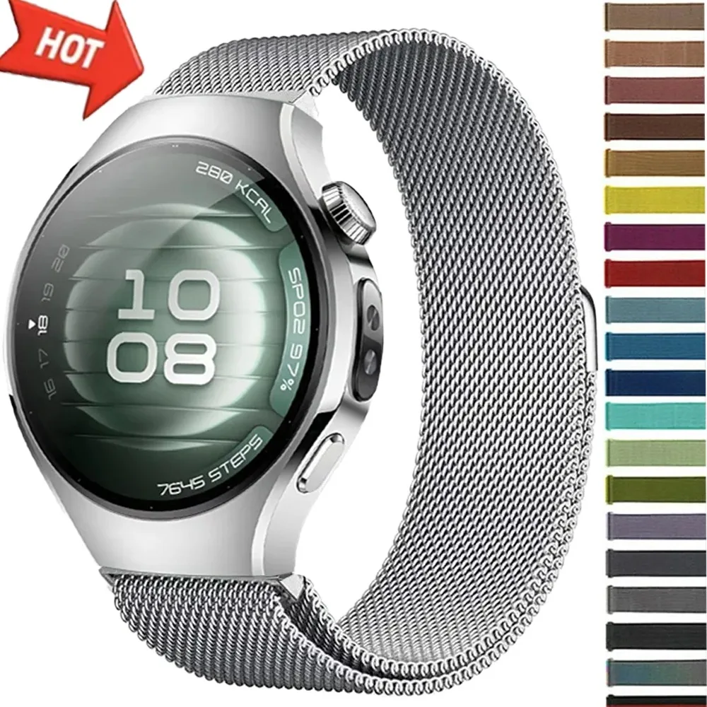 22mm 20mm Magnetisches Milanese-Armband für Huawei Watch 5 46mm Modisches Langlebiges Armband Correa für Huawei Watch GT6 GT5 GT4 Pro 46mm