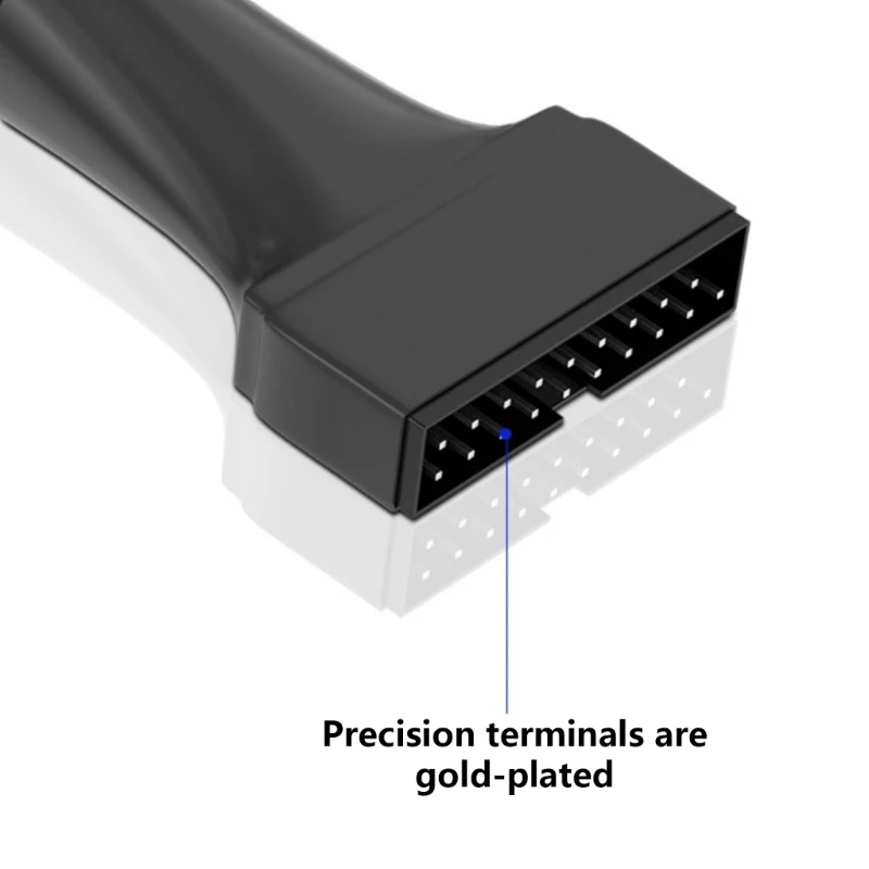 كابل محول USB إلى 2.0 لسهولة دمج لوحات USB 19pin الجديدة N2UB