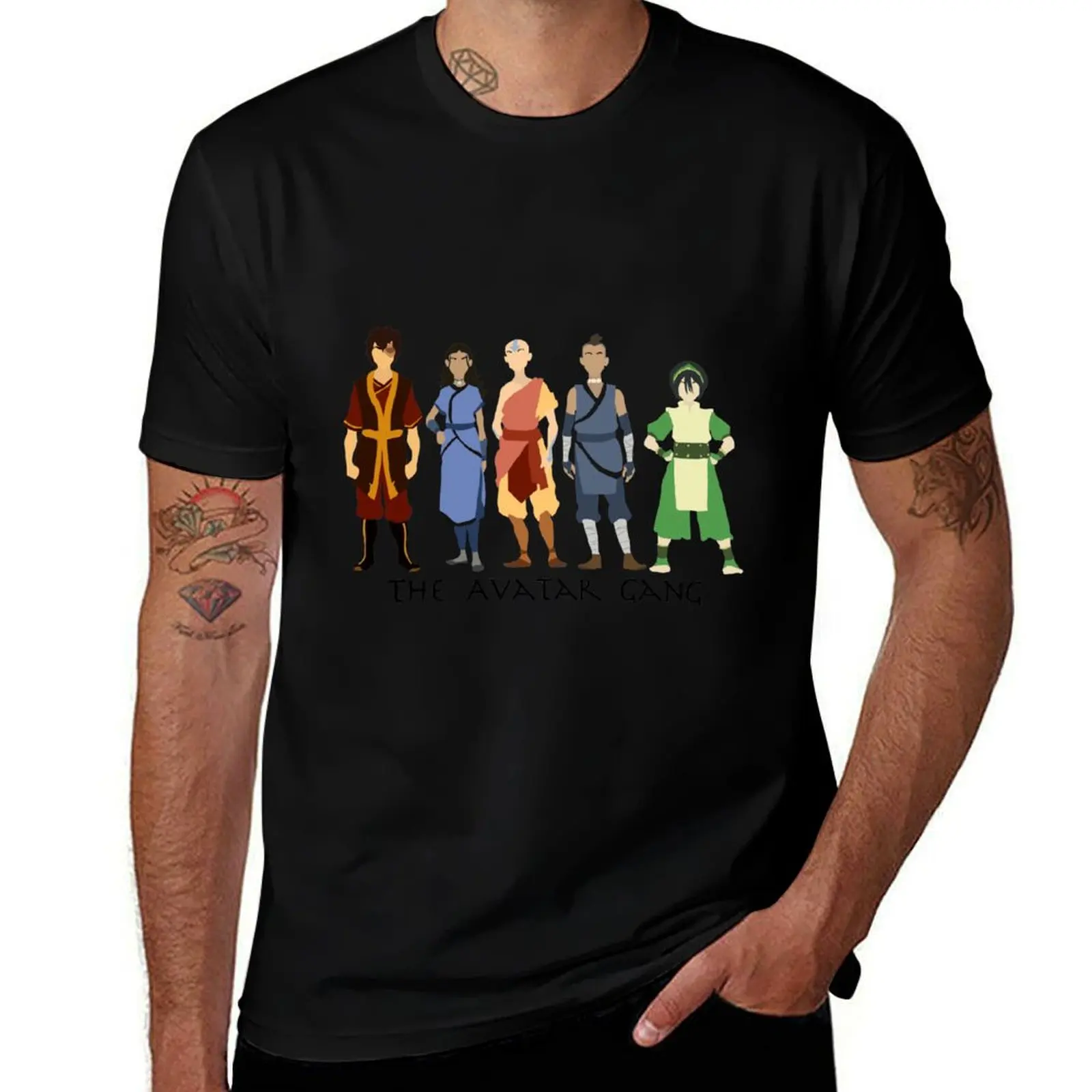 

The Avatar Gang Avatar: The Last Airbender T-Shirt topping vintage anime shirt mens t shirt graphic