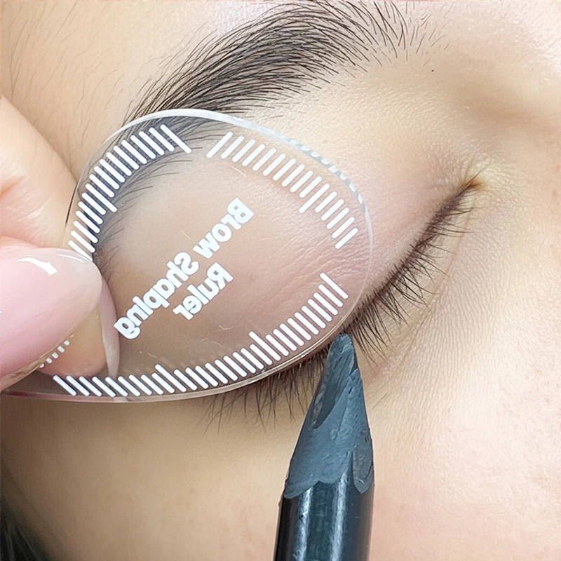 Plantilla para cejas Prince Rupert's Drop, plantilla para delineador de ojos, regla de mapeo de Microblading profesional, herramienta de extensión de pestañas