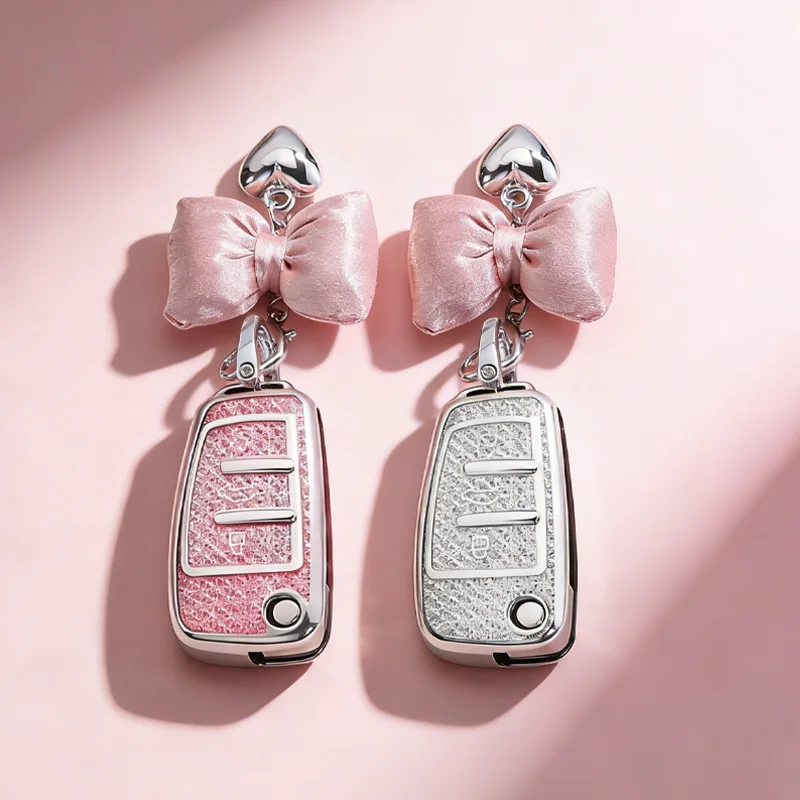Kristall-TPU-Schlüsseletui für Audi A1 A3 8P 8L A4 A5 B6 B7 A6 A7 C5 C6 4F Q3 Q5 Q7 Q8 TT S3 S4 S6 RS Flip Folding Key Cover Fob Bag