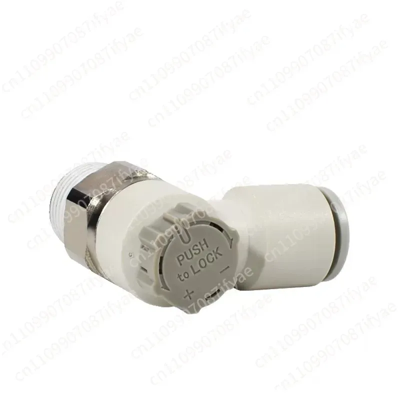 20PCS cylinder speed control valve AS1201F-M5-04A pneumatic throttle valve AS2201F-01-06S speed control connector