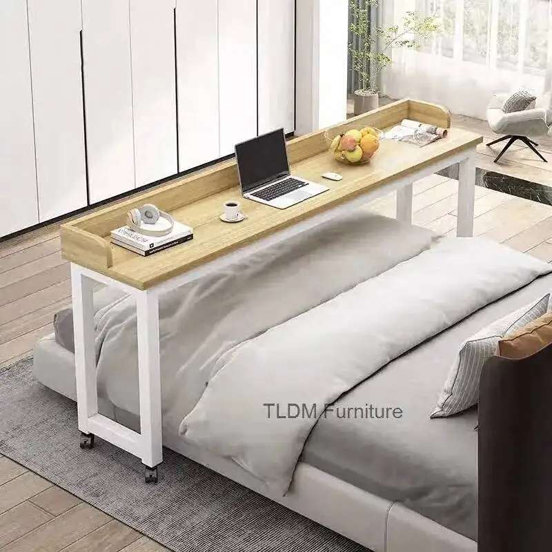 Movable Designer Modern Office Furniture Wooden Cross-bed Table Computer Lazy Desks Bed Study Tables Home Office Gaming Desks C
