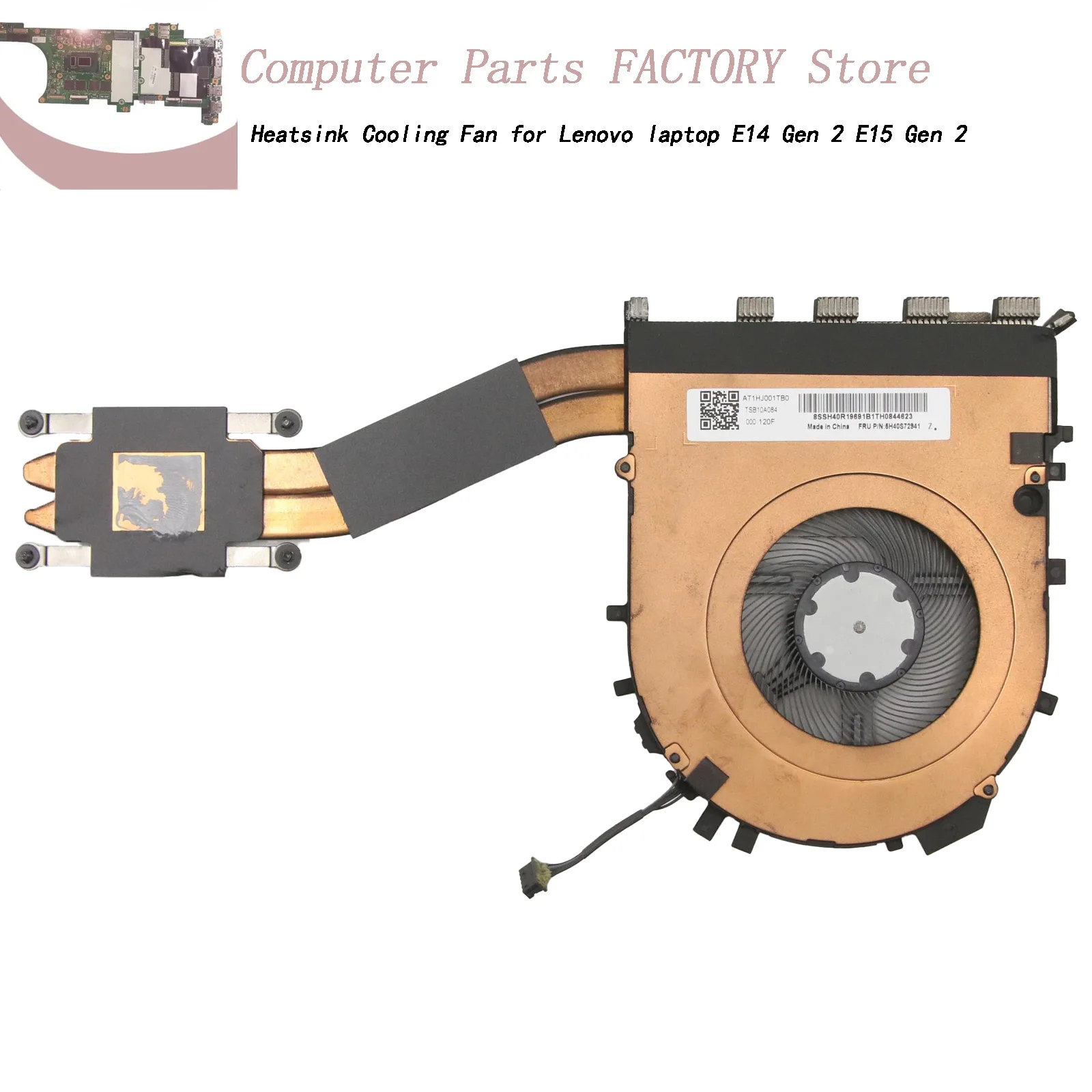 

Heatsink Cooling Fan for Lenovo laptop E14 Gen 2 E15 Gen 2 5H40S72940 5H40S72941