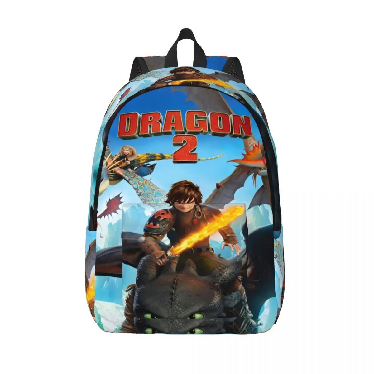 

Toothless Backpack for Men Women Cool Student Work Daypack Laptop Shoulder Bag Outdoor