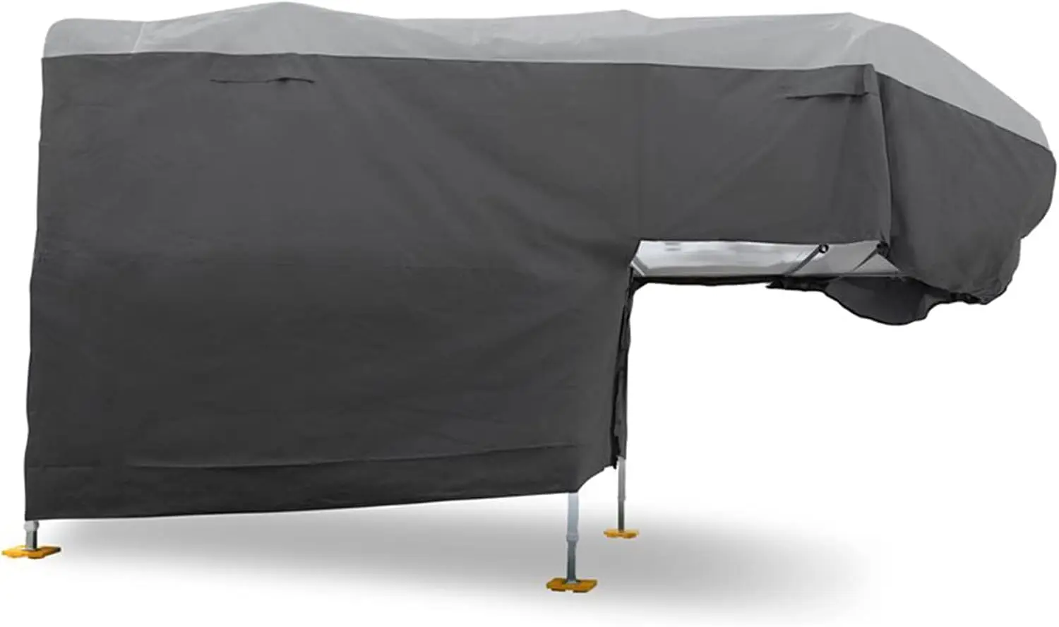 Funda para caravana deslizable - Compatible con caravanas deslizables de hasta 19' 8" - Funda para RV de ajuste casi personalizado con puertas de entrada con cremallera y ventilaciones cubiertas - Bolsa de almacenamiento incluida (45773)