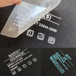 Clothing labels flat hot stamping transfer model printed mark logo figure brand LOGO custom washable without losing color