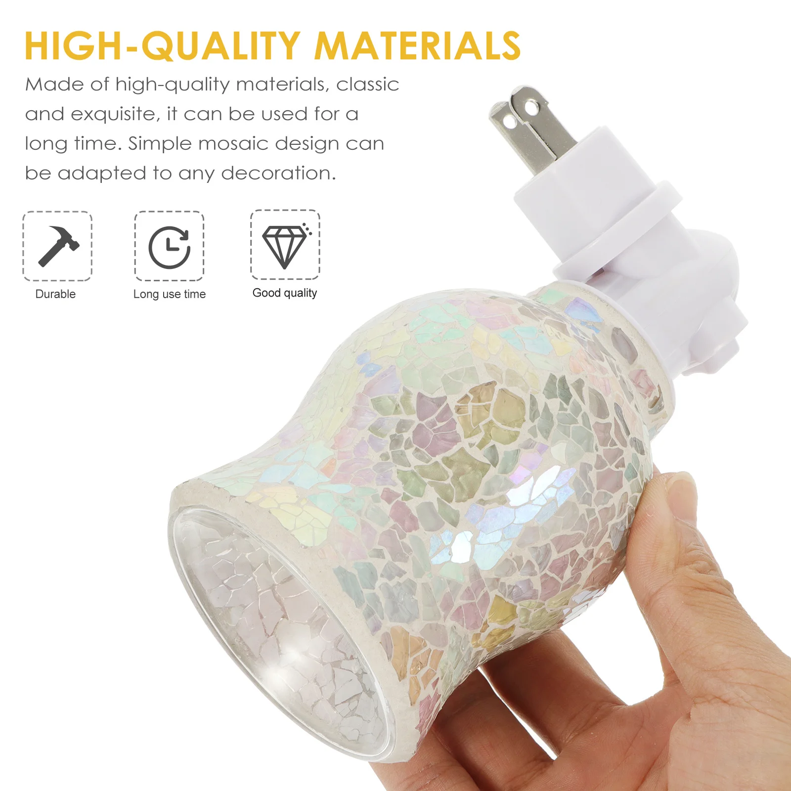 

1Pcs Plug-in Essential Oil Fragrance Lamp Aroma Lamp Night Light Aromatherapy Burner for Bedroom Office Aromatherapy Light