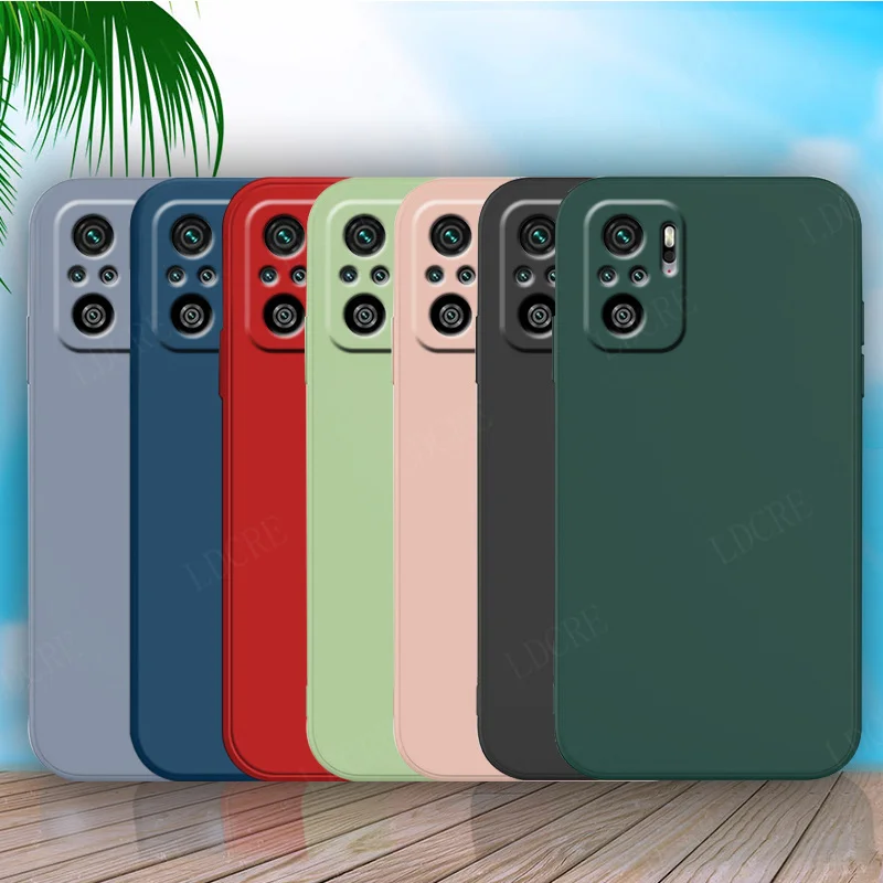 For Cover Xiaomi Redmi Note 10S Case For Redmi Note 10S Capas New Back Shockproof Soft TPU Case For Redmi Note 10S 10 Pro Fundas