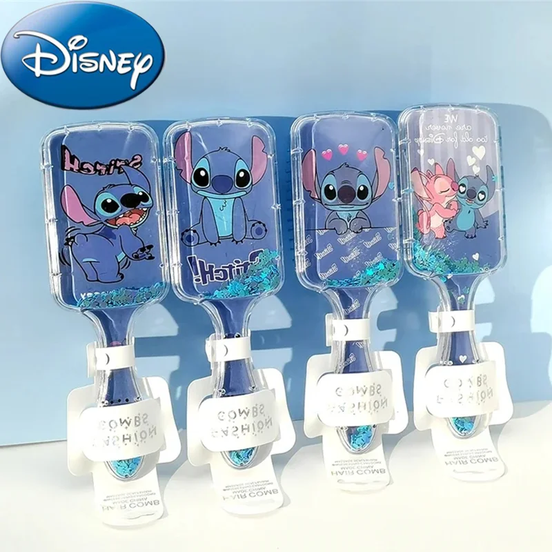 

Disney Stitch Air Cushion Comb Cute Cartoon Angel Massage Hairdressing Airbag Hair Girl&Child Holiday Gifts Cute Little Comb