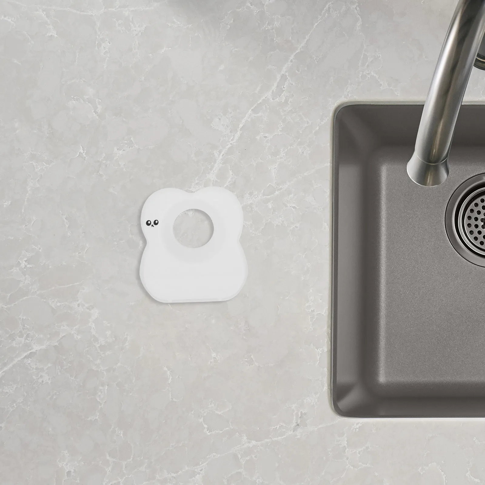 

Silicone Faucet Water Catcher Mat Kitchen Sink Splash Guard Drip Catcher Tray Behind Faucet Protective Silicone Tray Stone Sink