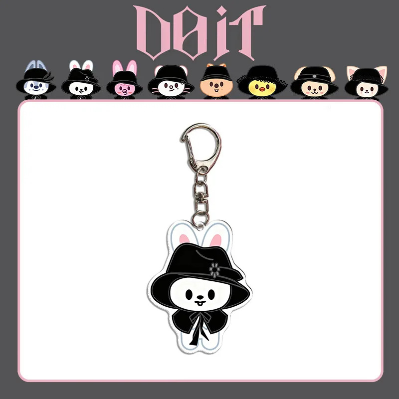 ジニレット ヒョンジン NEW KPOP ストレイキッズ The dominATE Experience アルバム「DO IT」ポップアップショップ アクリルキーホルダー ペンダント SKZOO ギフト ファンメイド