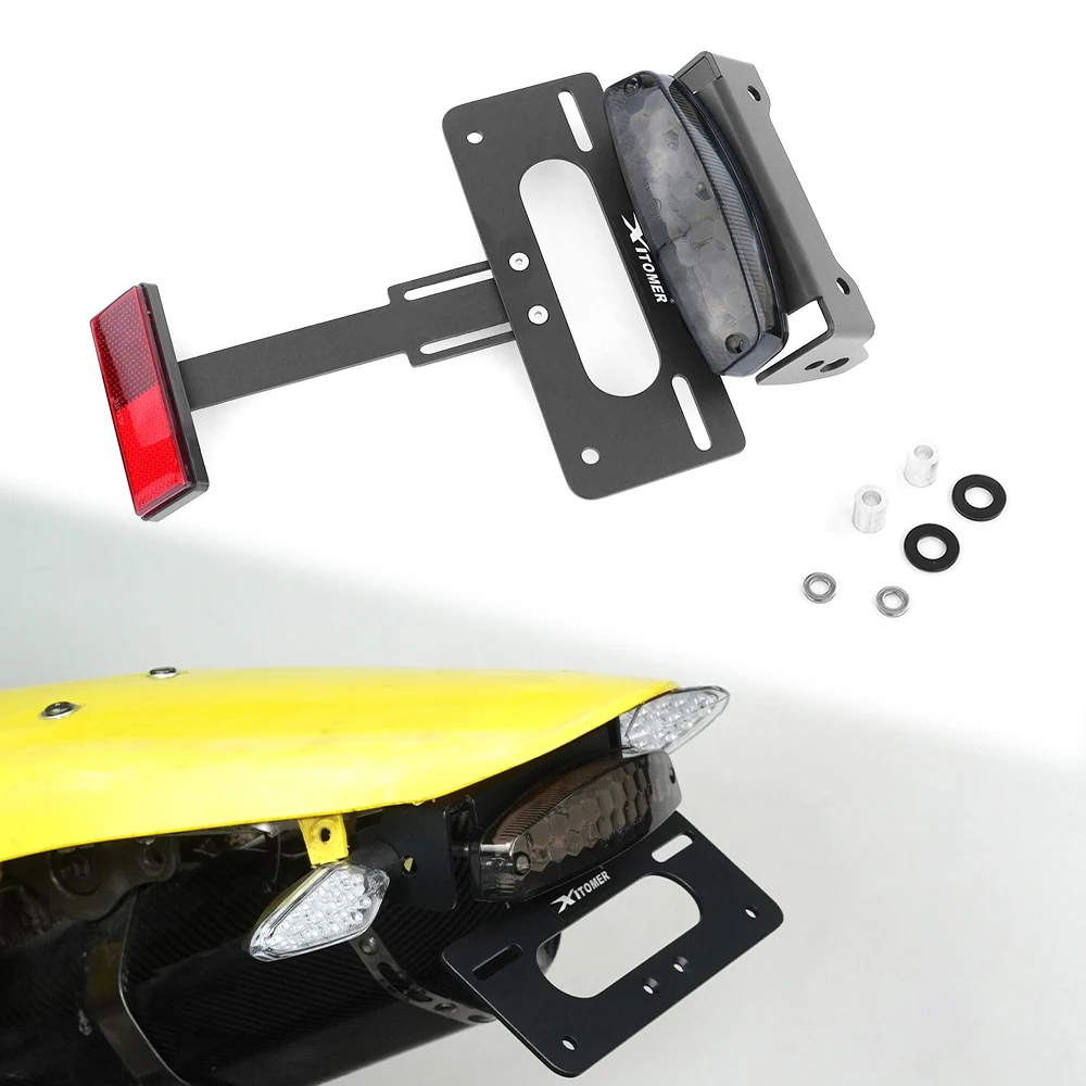 Fit For Suzuki DRZ400 DRZ400S/SM DR-Z400S/SM 2005-2024 DRZ400E License Plate Holder Bracket Tail Tidy Fender Eliminator Kit