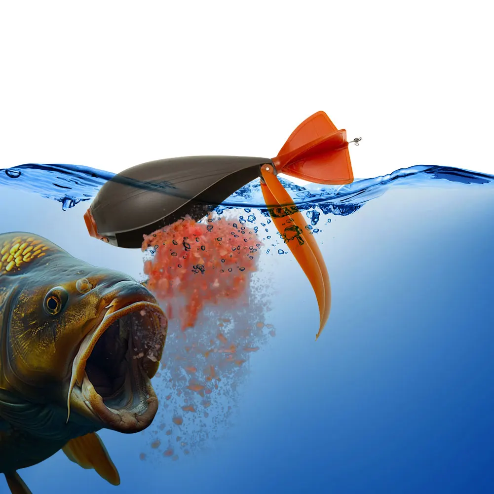 1-2 قطعة صاروخ الصيد المغذية الطعم قاذف الكارب قارب الطعم صاروخ Spomb تعويم الطعم المغذية قارب باتو Amorceur Carpe #3