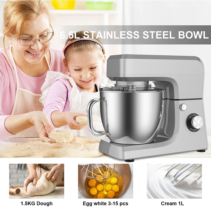 تخصيص 3 في 1 كعكة خلاط المطبخ الكواكب الكهربائية الغذاء العجين خلاط المهنية المطبخ المعونة الوقوف خلاط