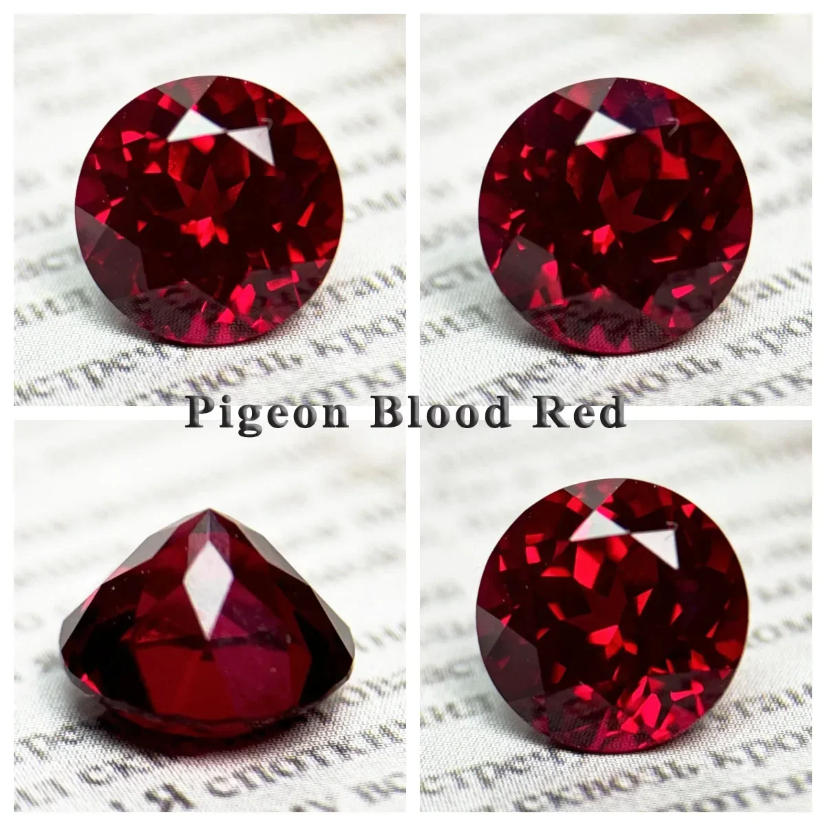 

New Lab Grown Sapphire Round shape Multiple Colors Gemstone DIY Necklace Main Materials Selectable AGL Certificate