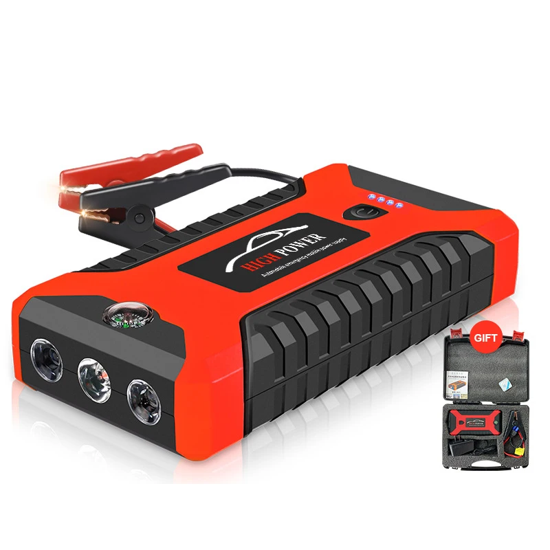 99800mAh Car Jump Starter Power Bank Cars Booster Battery Starting Device 2022 Portable Emergency Start-up Charger 600A 12V