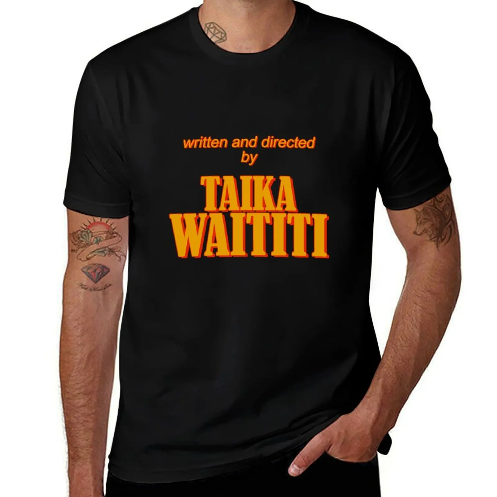 written and directed by taika waititi T-Shirt Plus Size Basic Short Sleeve Top T-Shirt