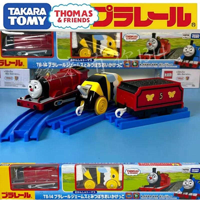 

Takara Tomy Tomica Thomas And His Friends TS-14 New Style James High-Quality Electric Train Toys For Children Over 3 Years Old