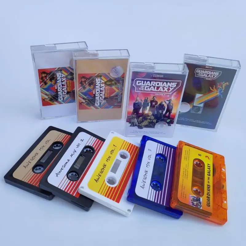 The Avengers Guardians of the Galaxy Music Tape Gamora Groot Star-Lord Cosplay Soundtracks Box Cassettes Walkman Tape Prop Gifts