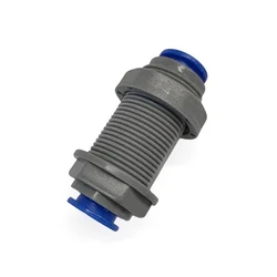 KegLand duotight 9.5mm /3/8 ”Female x 9.5mm/3/8'' Female Bulkhead w/Locknut plastic quick connect pipe hose Connector fittings