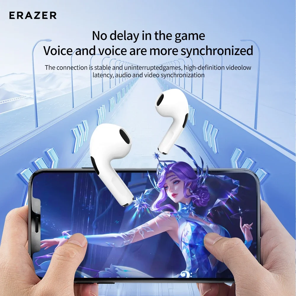Original Lenovo ERAZER HT38 TWS Wireless Bluetooth Headphones Stereo SportsHeadphones Noise Reduction Mini Wireless Earphones