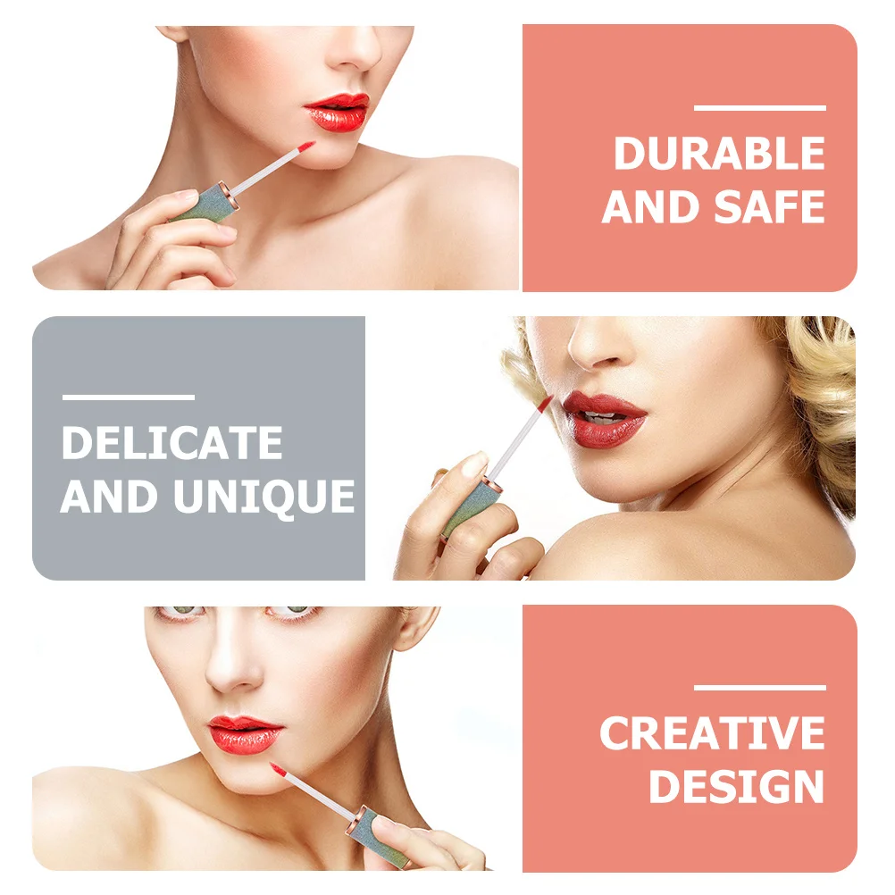 

5Pcs Lip Gloss Containers Small Portable DIY Lip Balm Tubes Refillable Storage for Lipstick Eyelash Growth Liquid