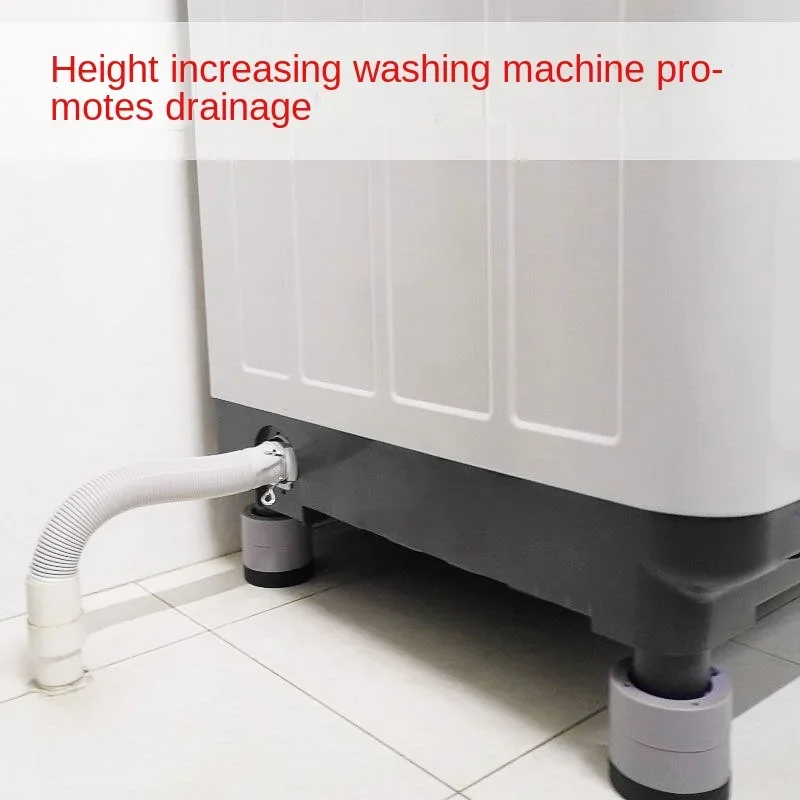 4Pcs Washing Machine Anti Vibration Pads  Universal Dryer Non Slip Shock Noise Cancelling Mats Refrigerator BaseFixed Foot Pads
